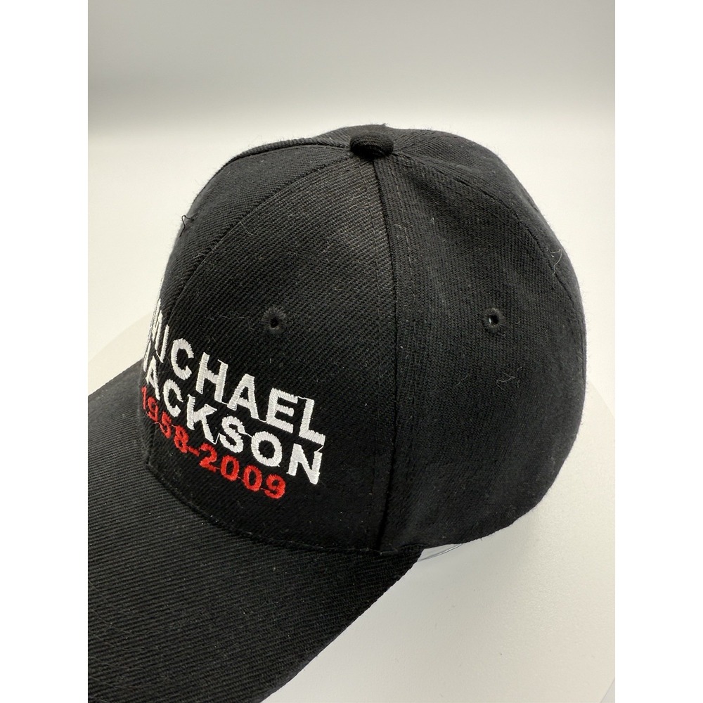 MICHAEL JACKSON King Of Pop Memorial‎ 1958-2009 Black Baseball Hat Cap - Picture 3 of 11